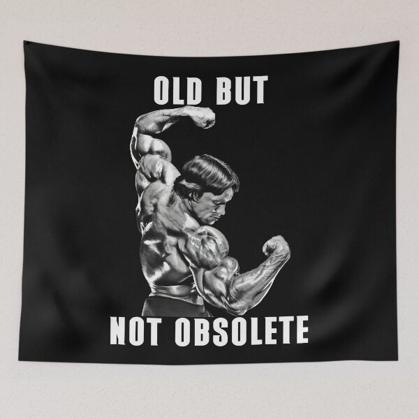 Item preview, Arnold schwarzenegger, Old But Not Obsolete Arnold. schwarzenegger Fan art designed and sold by HuzaifaNaveedh.
