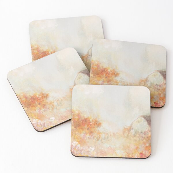 Item preview, Cottage Meadow Landscape Art designed and sold by InkAndViolets.