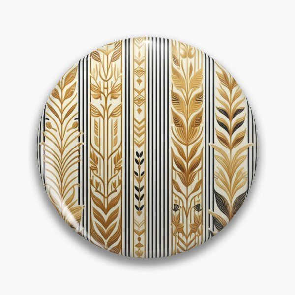 Item preview, Stripe - Golden Leaf Horizontal Stripes ; Pattern Line designed and sold by PatternInArt.