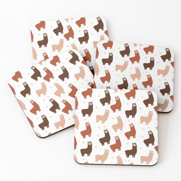 Item preview, Cute Llama Pattern designed and sold by dottiedigitals.