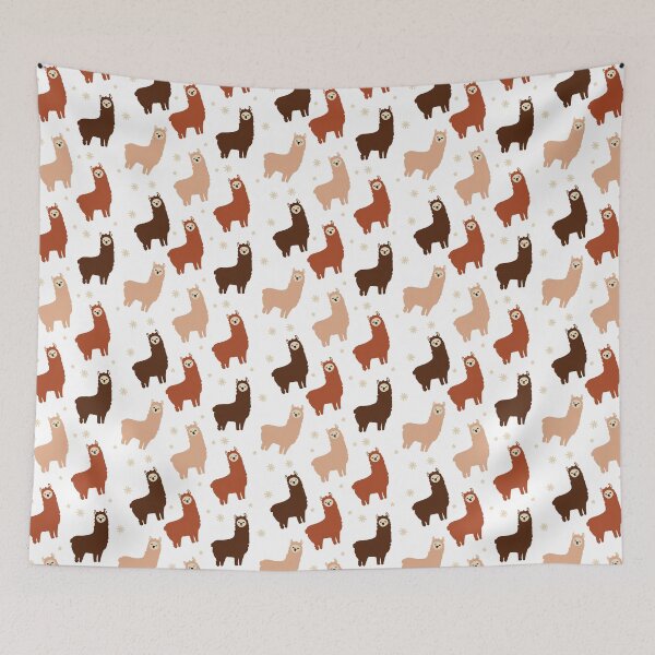 Item preview, Cute Llama Pattern designed and sold by dottiedigitals.