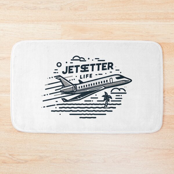 Item preview, Jet Plane: Jetsetter Life designed and sold by Dungeon-Depot.