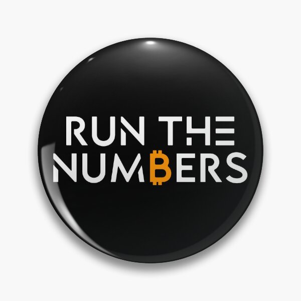 Item preview, Run The Numbers Bitcoin designed and sold by TheBitcoinStore.