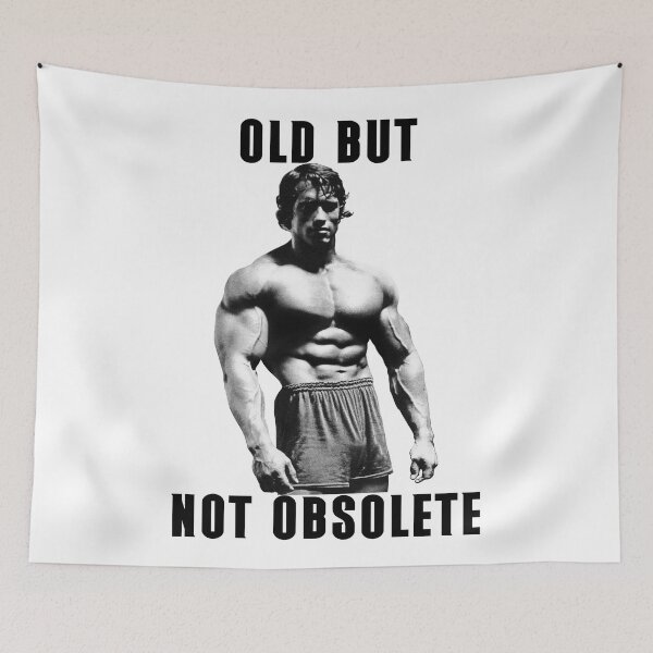 Item preview, Arnold schwarzenegger, Old But Not Obsolete Arnold. schwarzenegger Fan art designed and sold by HuzaifaNaveedh.