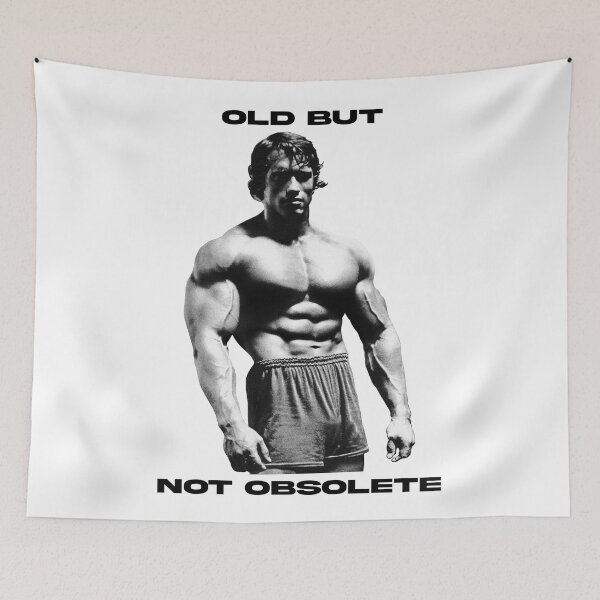 Item preview, Arnold schwarzenegger, Old But Not Obsolete Arnold. schwarzenegger Fan art designed and sold by HuzaifaNaveedh.