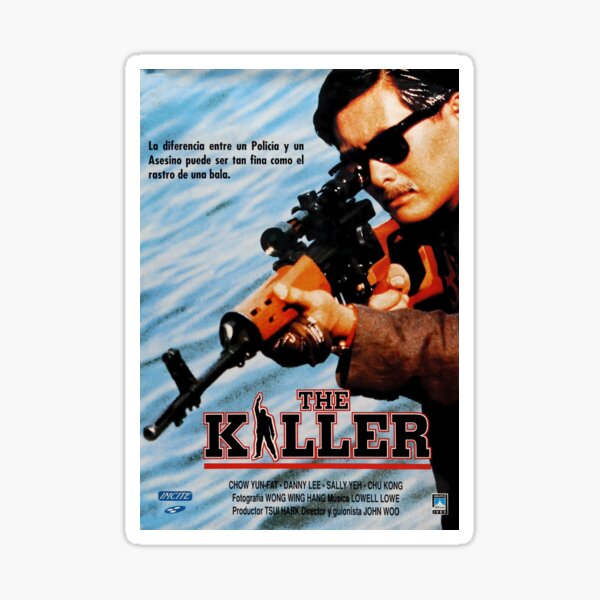 The Killer Movie poster - High Resolution Sticker