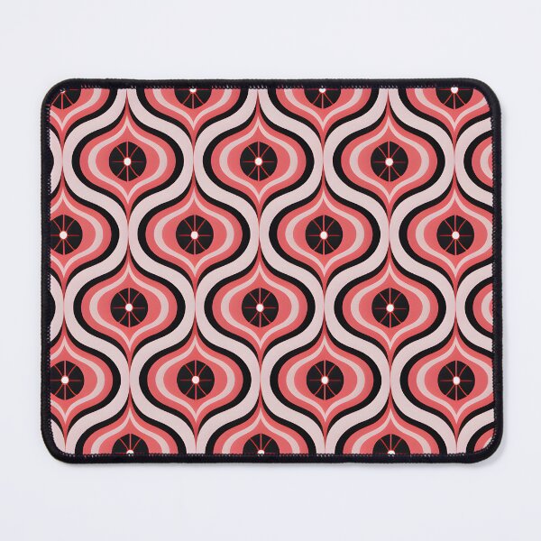 Item preview, Mid Century Modern Wavy Pattern Coral #1 designed and sold by Prints and Lifestyle.
