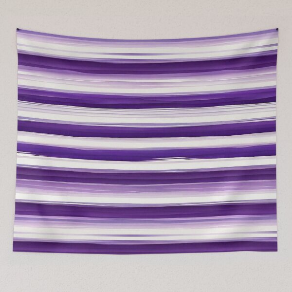 Item preview, Stripe - Violet Horizontal Line Stripes ; Pattern Line designed and sold by PatternInArt.