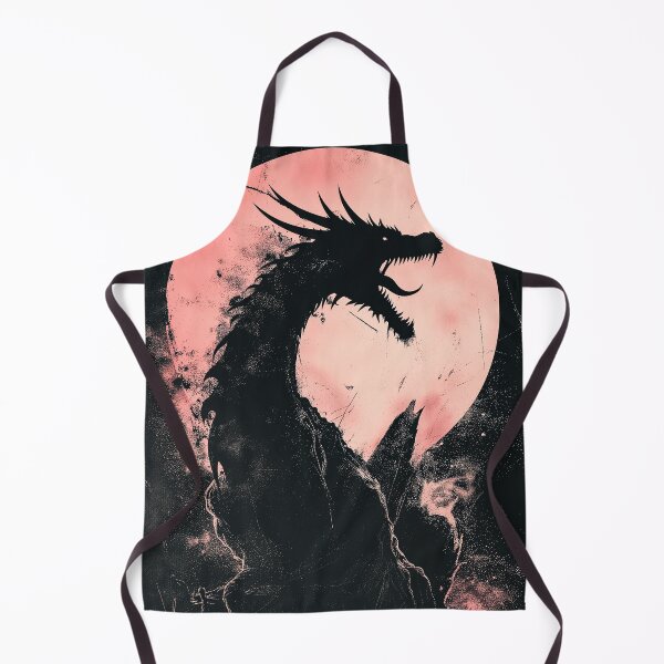 Item preview, Dragon and the Moon Pink 3 designed and sold by Kobi-PrintVibes.