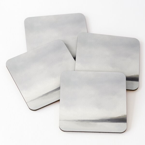 Item preview, Coastal Seascape Minimalist Watercolor Painting designed and sold by InkAndViolets.