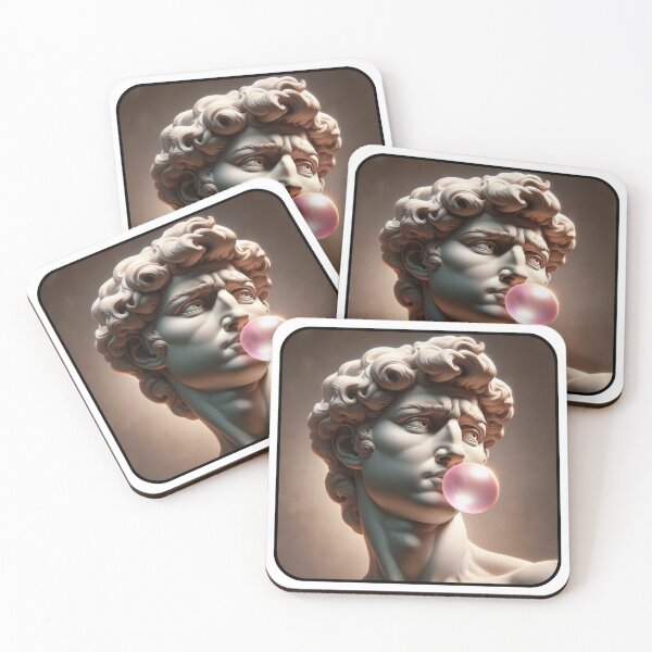 Item preview, David (Michelangelo) Bubble Gum designed and sold by Angry Swan Designs.