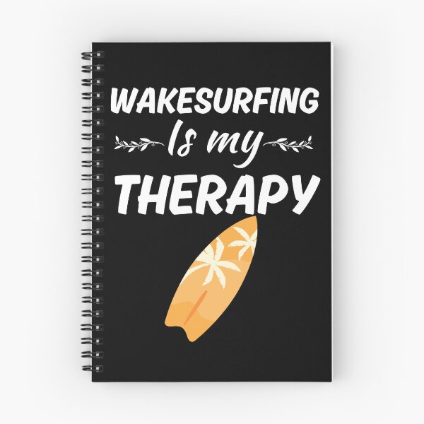 Item preview, Wake surfing is my therapy, funny wake surfer designed and sold by NBSStore.