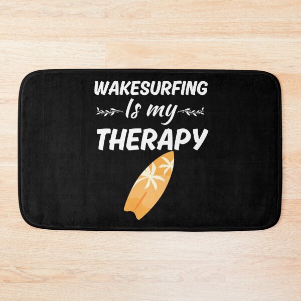 Item preview, Wake surfing is my therapy, funny wake surfer designed and sold by NBSStore.