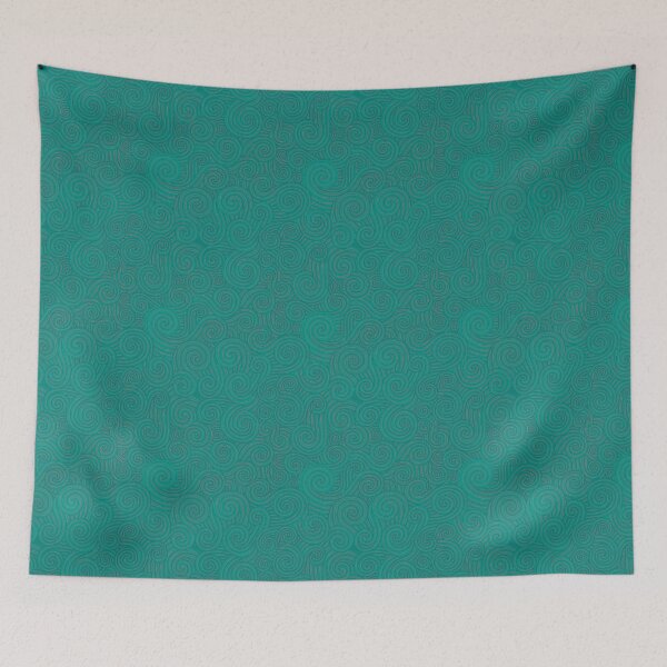 Item preview, NO AI ! Teal Green Blue Wild Water Waves designed and sold by ManonElmendorp.
