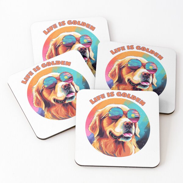 Item preview, Life is golden with Golden retriever designed and sold by anetazakova.