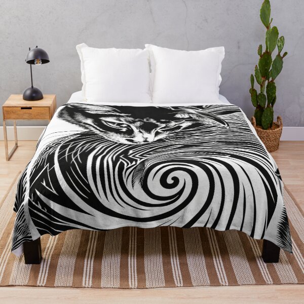 Item preview, Black Cat by the Spiral: Abstract Expression designed and sold by Piotrek0001.