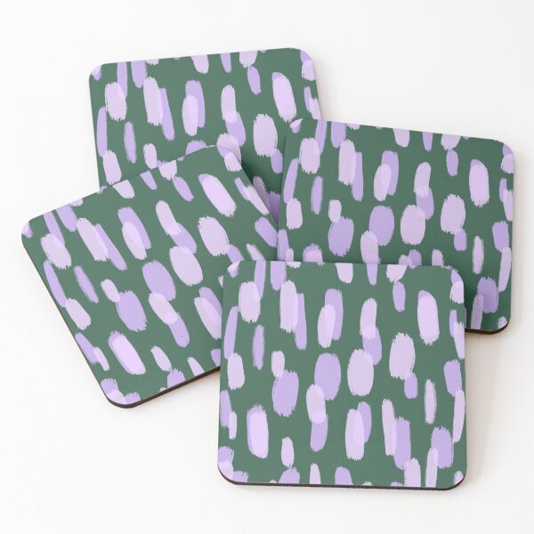 Item preview, Abstract, Purple and Green, Paint Brush Effect designed and sold by OneThreeSix.