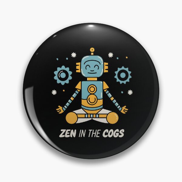 Item preview, Yoga Robot: Zen in the Cogs designed and sold by Dungeon-Depot.