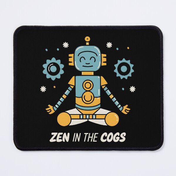 Item preview, Yoga Robot: Zen in the Cogs designed and sold by Dungeon-Depot.