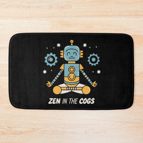 Item preview, Yoga Robot: Zen in the Cogs designed and sold by Dungeon-Depot.