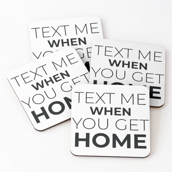 Item preview, Text Me When You Get Home  designed and sold by Hairball-Pets.