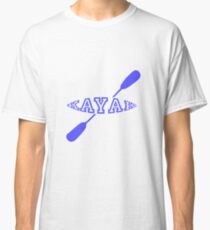 Camiseta clásica Kayak azul