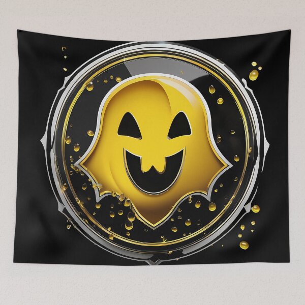 Item preview, Digital Art: The Yellow Ghost's Infallible Smile designed and sold by Artedig.