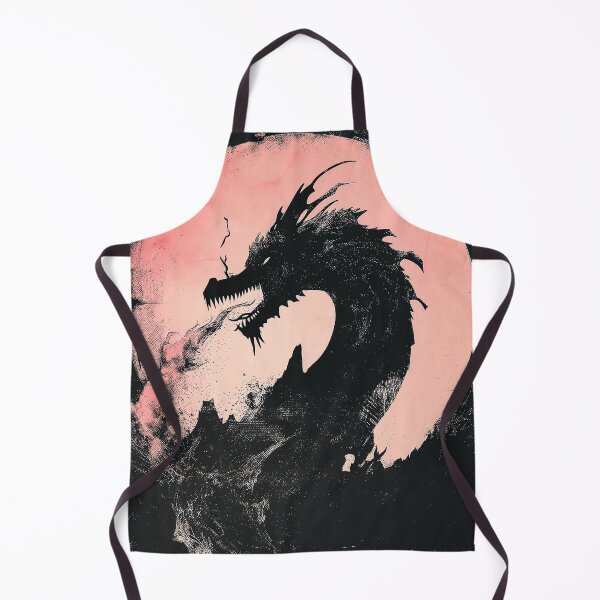 Item preview, Dragon and the Moon Pink 4 designed and sold by Kobi-PrintVibes.