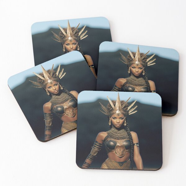 Item preview, Afro Warrior, defender of ancestral roots designed and sold by My Aspian.