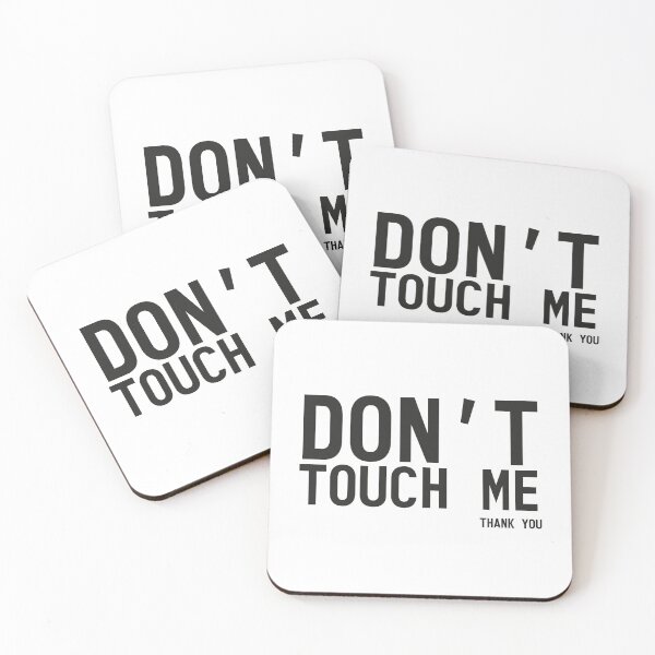 Item preview, Don't touch me, thank you designed and sold by Posters-Factory.