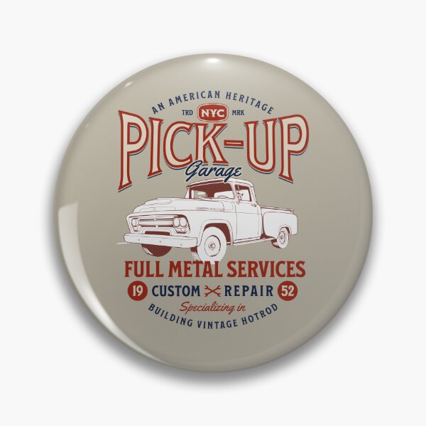 Item preview, Pick-up garage - In rust we trust - king of the road - Car madness - Up load designed and sold by JansenGS.