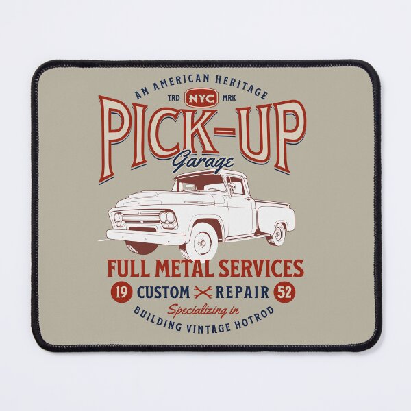 Item preview, Pick-up garage - In rust we trust - king of the road - Car madness - Up load designed and sold by JansenGS.