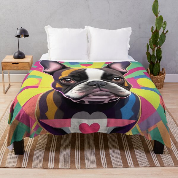 Item preview, Rainbow French Bulldog designed and sold by FunWithViolet.