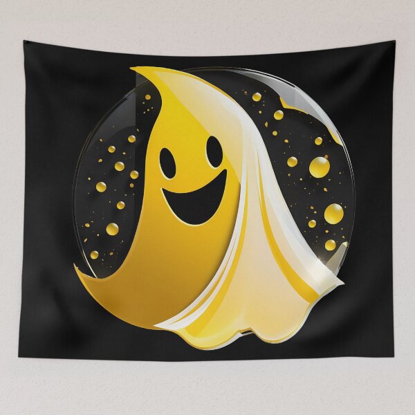 Item preview, Yellow Ghost in 3D: A Fun Dive into Digital Art designed and sold by Artedig.