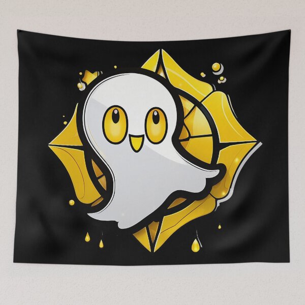 Item preview, Discover the Yellow Ghost: Digital Art that Delights designed and sold by Artedig.