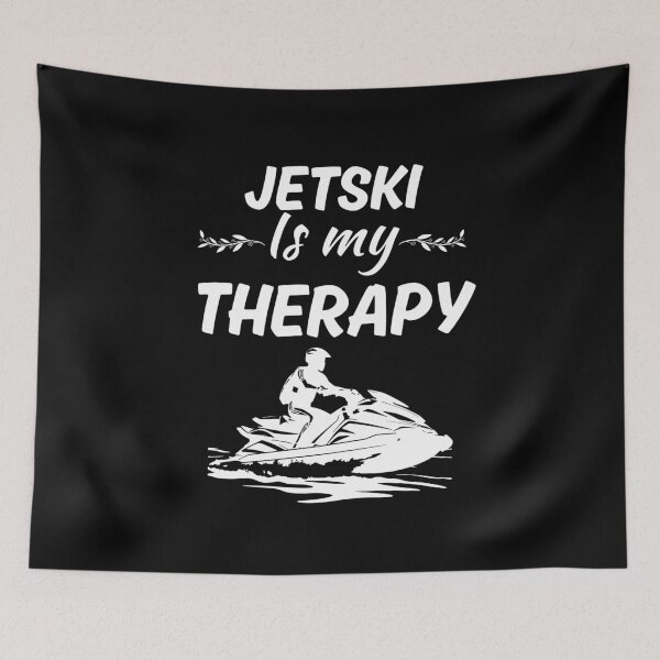 Item preview, Jetski is my therapy, funny jet skiing lover designed and sold by NBSStore.