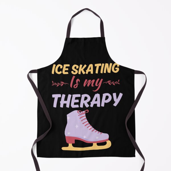 Item preview, Ice skating is my therapy, funny ice skater sport fan sayings designed and sold by NBSStore.