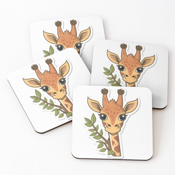 Item preview, Giraffe With Leaves designed and sold by luckyanimechann.