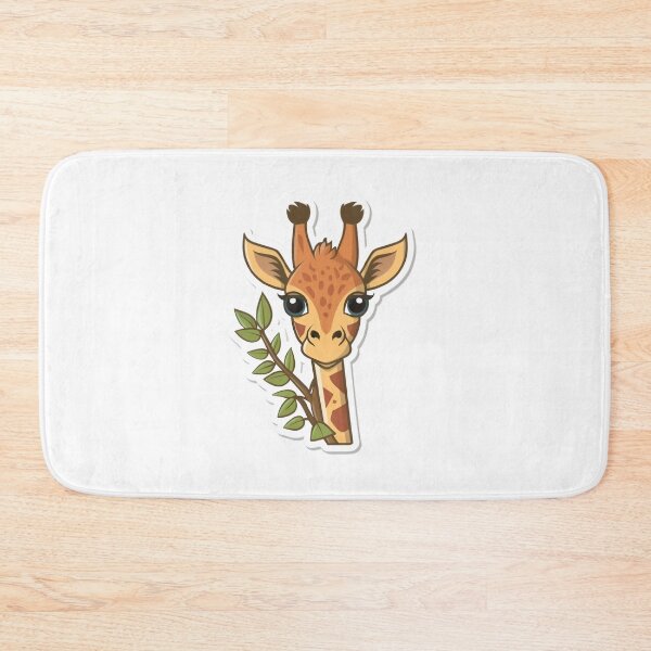 Item preview, Giraffe With Leaves designed and sold by luckyanimechann.