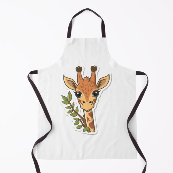 Item preview, Giraffe With Leaves designed and sold by luckyanimechann.