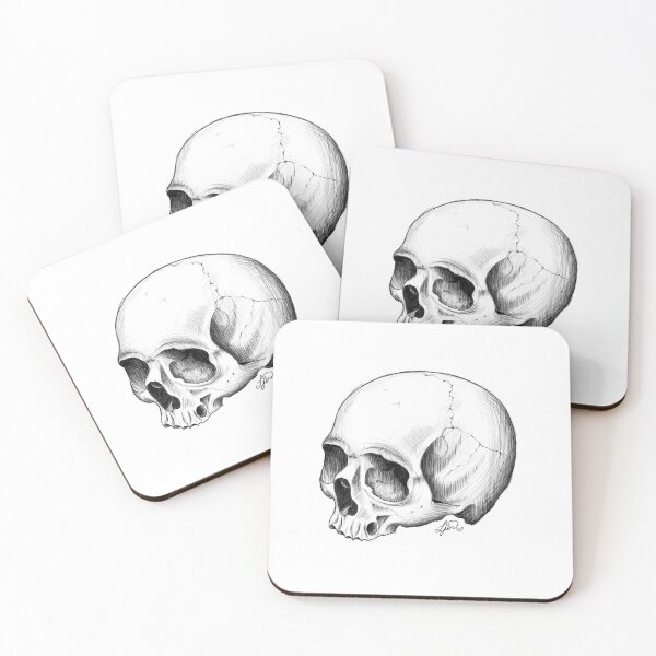 Item preview, Sketchy skull illustration  designed and sold by Laura-Jones.