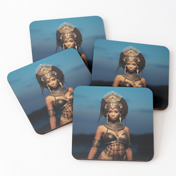 Item preview, Afro Warrior, defender of ancestral roots designed and sold by My Aspian.