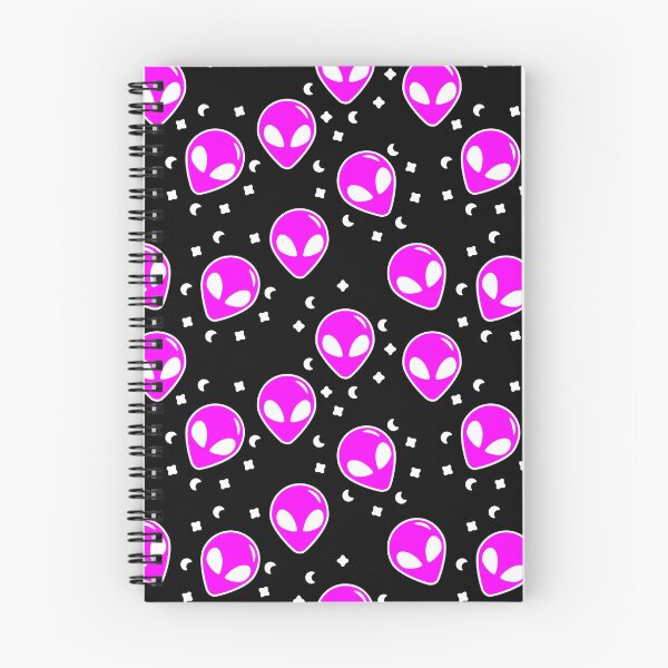 Item preview, Purple Alien faces designed and sold by dottiedigitals.