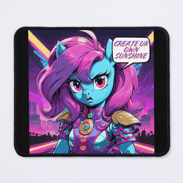 Item preview, Cartoon Cute Angry Pony "Create Ur Own Sunshine" designed and sold by NeutrinoJem.
