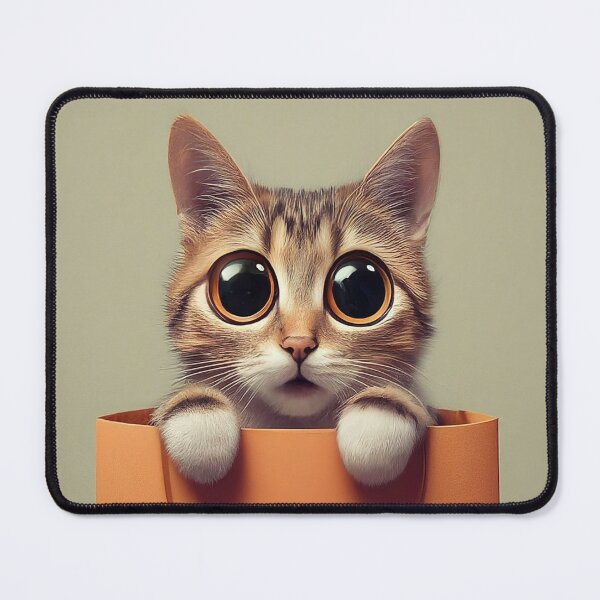 Item preview, Sweet cat with big cute eyes designed and sold by ChillazMedia.