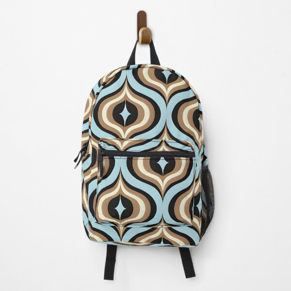 Item preview, Mid Century Modern Wavy Pattern Icy Blue #1 designed and sold by Prints and Lifestyle.