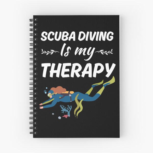 Item preview, Scuba diving is my therapy, funny scuba diving sport, scuba diver vacation travel designed and sold by NBSStore.