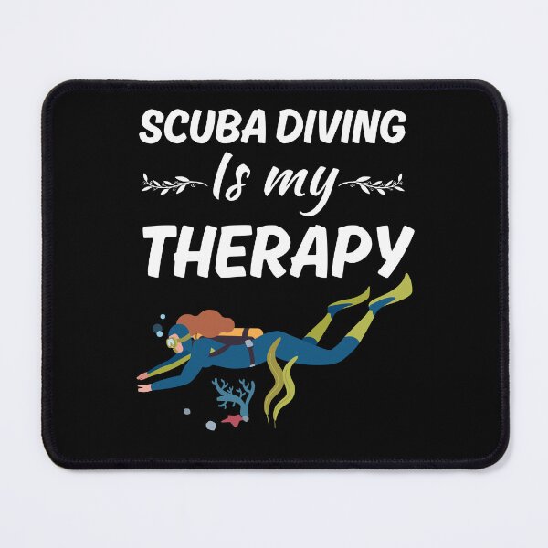 Item preview, Scuba diving is my therapy, funny scuba diving sport, scuba diver vacation travel designed and sold by NBSStore.