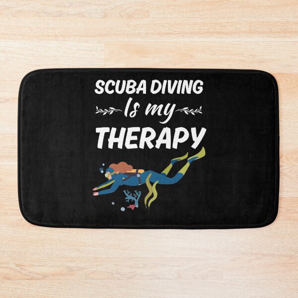 Item preview, Scuba diving is my therapy, funny scuba diving sport, scuba diver vacation travel designed and sold by NBSStore.