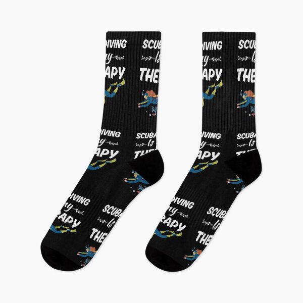 Item preview, Scuba diving is my therapy, funny scuba diving sport, scuba diver vacation travel designed and sold by NBSStore.